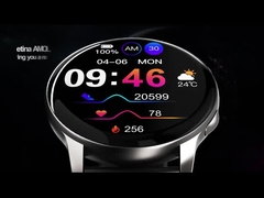 Llamada de voz impermeable durable del Smart Watch IP67 de LA17 AMOLED 4G en línea