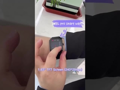 Muñeca Bluetooth Smartwatch de LW82pro con prenda impermeable de la característica IP68 de la llamada