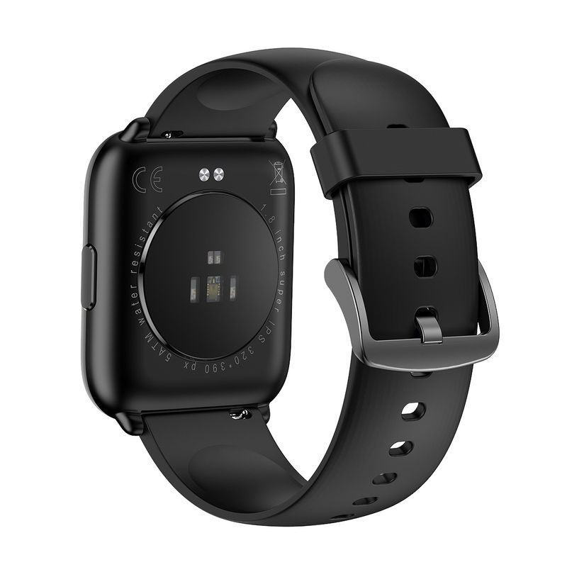 1.8 Inch TFT Unisex Smart Watch Square Shape Waterproof 5ATM
