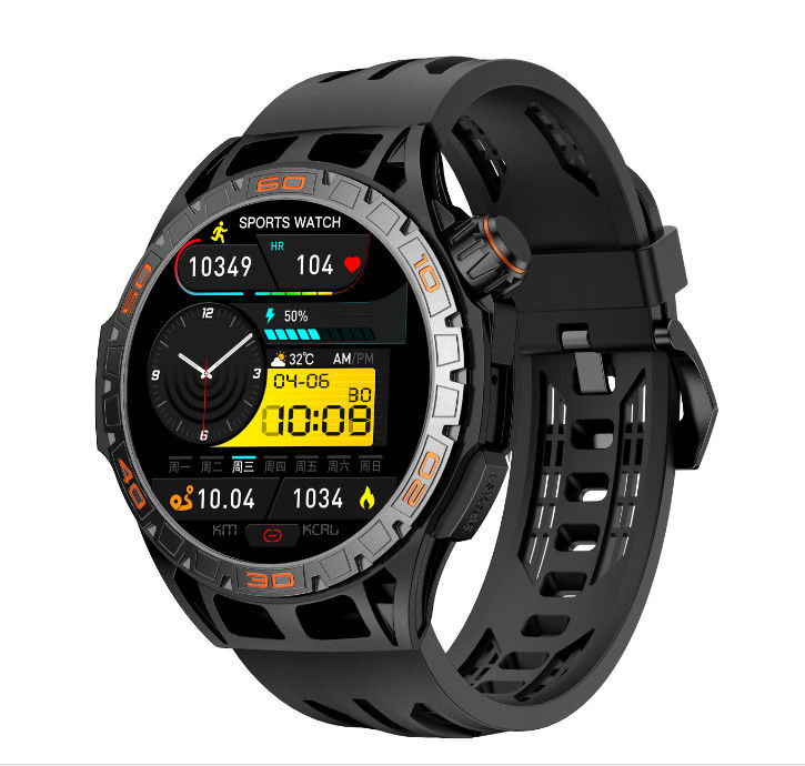 Rotary Knob AMOLED Smart Watch With High Resolution Long Standby Time Multifunctional