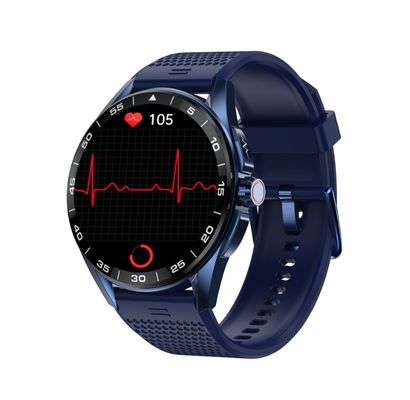 ECG Glucosa en sangre BT Llamada Amoled Reloj inteligente portátil 110+ Deportes Mujeres Salud